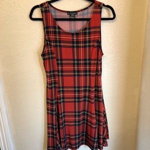 See you Monday plaid Dress